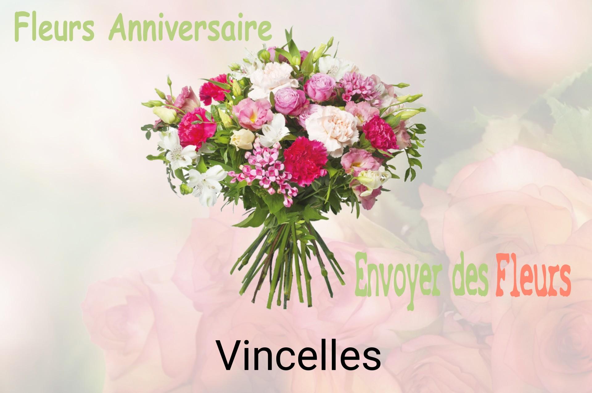 Bouquet de fleurs d’anniversaire livré à Vincelles