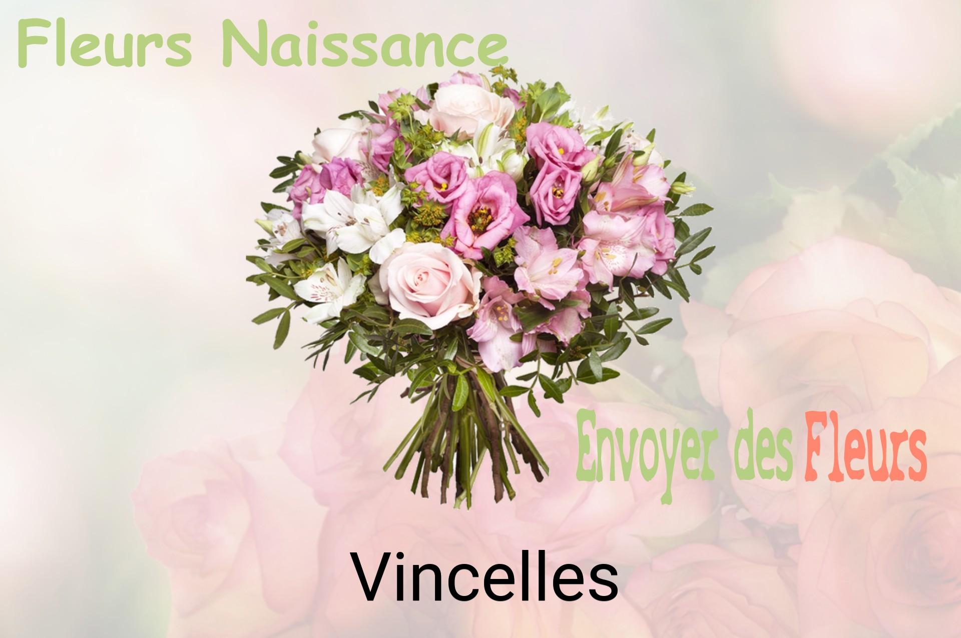 Bouquet de fleurs de naissance livré à Vincelles